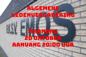Algemene Ledenvergadering 20 Oktober